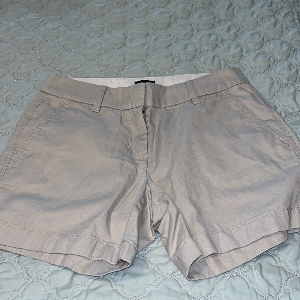 khaki jcrew shorts